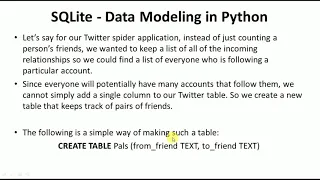 SQLite data Modelling in Python - Python Tutorial by Mahesh Huddar