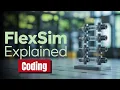 Flexsim Coding Flexsim Tutorial Discrete Event Simulation Part 3 Flexsim Code LeanSimCorp