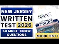 New Jersey Permit Test 2026 C Written Test Practice NJ C Permit Test Written Exam