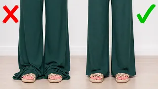 Pants Too Long? 👉 Do THIS: The Secret of an Invisible Hem