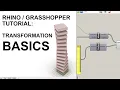 Rhino Grasshopper Tutorial Series Transformations Basics