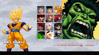 dragon ball fighterz poor edition m u g e n gameplay you can have the same fun as real game 