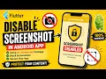 How to Disable Screenshot Functionality in a Flutter Android App IT WALA