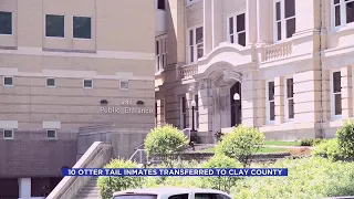 Ten inmates from Otter Tail County Jail transferred to Clay County