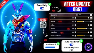 free fire max headshot setting after update 2025 best sensitivity settings sensitivity setting