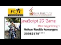 JavaScript 2D Game Development Web Programming Java Institute Nethum Randila Kannangara