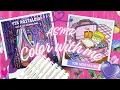 Color With Me Y2K Nostalgia coloring book lunchbox ASMR