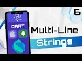06 Dart Multi-Line Strings Newlines Explained vs n