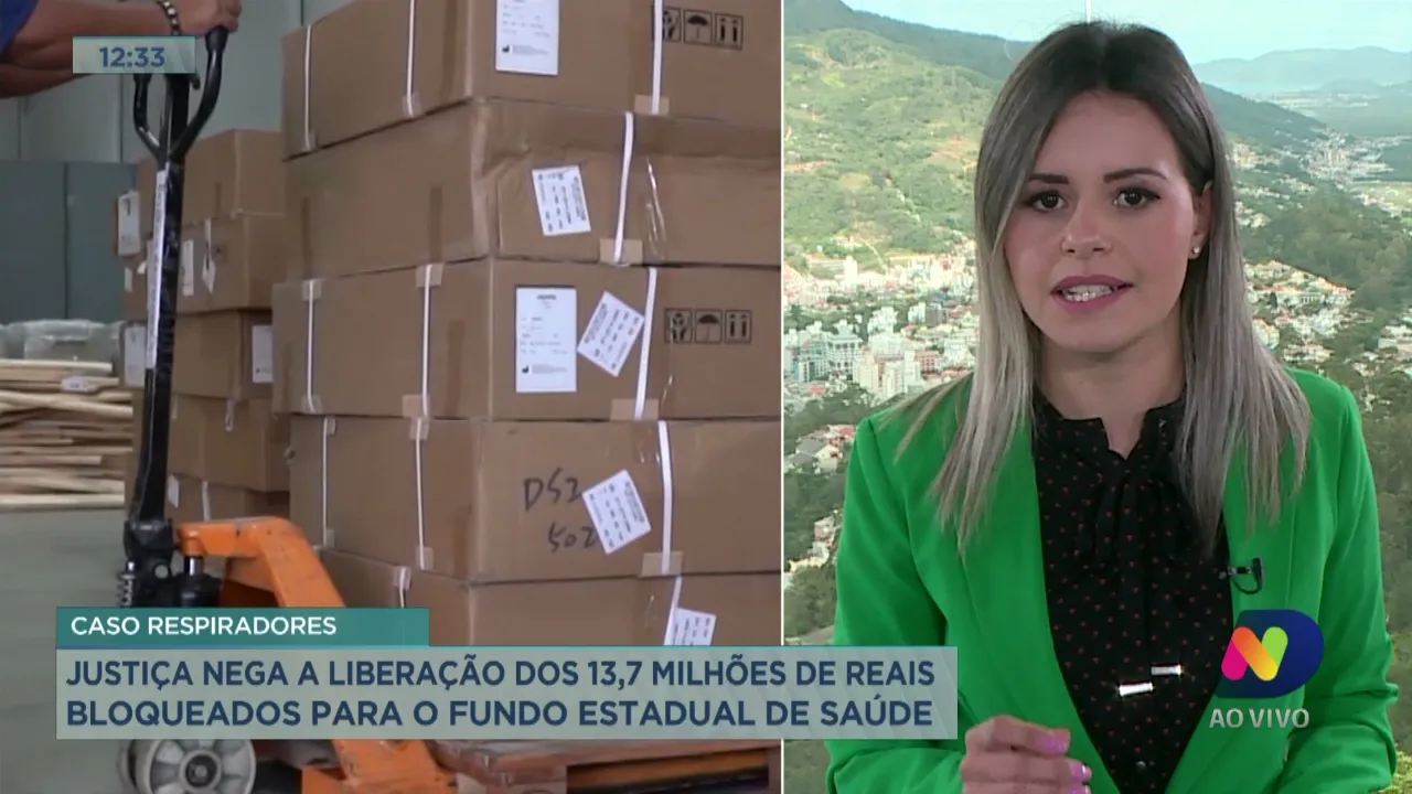 Justiça nega a liberação dos R$ 13,7 milhões bloqueados para o Fundo Estadual de Saúde de SC