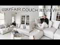 i bought a couch from wayfair MOORE LIVING MODULAR SECTIONAL REVIEW
