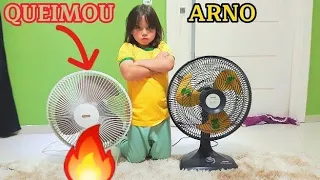 DE UM VENTILADOR ARNO QUEIMADO P/ FENÔMENO DE BELEZA #jesus #kipas #kipasangin #fan #arfresco #kdk
