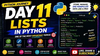 Python Day 11 Lambda Function in Python Python Tutorial