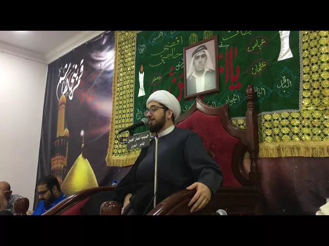 ⁣الشيخ علي الساعي | حسينية انصار الحسين (ع) بالمعامير | الليالي الزينبية - نعي خاتمة المجلس