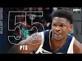 ANTHONY EDWARDS CAREER HIGH 55 PTS not enough to power Wolves over Spurs NBA on ESPN