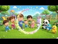 Circle Shape Song 🎵 | Learn Circle Shapes with Mia, Kiddie & Friends | Kids Learning Songs
