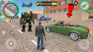 Download Rope Hero: Vice Town (Mutant Man Stand on Car Robot) Man with Stones Thrones - Android Gameplay HD MP3
