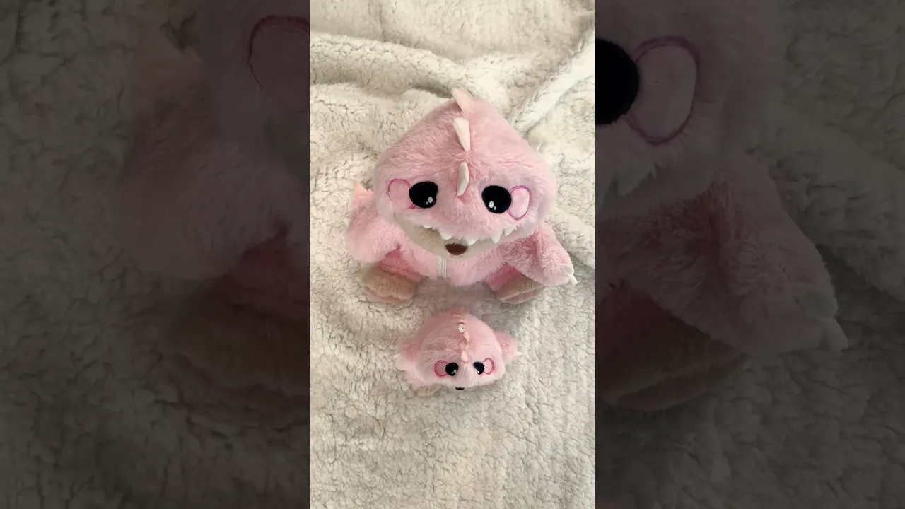 Teddy Bear & Pink Dinosaur Jumpsuit - 12 Inches