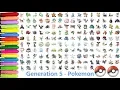 Coloring all Generation 5 Pokemon