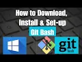 How to Download Install and Set up GitBash 2023