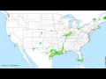 4K Time Lapse Weather Animation for August 2016