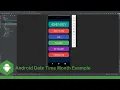 Android Date Time Month Tutorial Android Studio