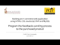 Web Project Development Building an e-commerce web application Task 36 Dinithi Deraniyagala