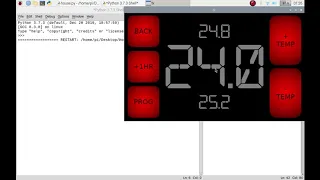 Heating Security Control Part 18 - Raspberry Pi coding python tkinter gui