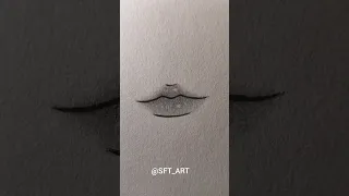 How To Draw Lips Tutorial Art Lips Sketch Shorts 