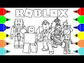 ROBLOX Coloring Pages How to color ALL New Monsters and SECRET Bosses NCS Music