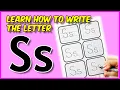 How To Write The Letter S Step-by Step Tutorial for Students and Teachers