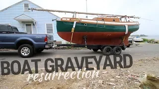 43] Sailboat Graveyard Resurrection: Our Falmouth Cutter 22 | Abandon Comfort