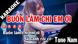 Download Buồn Làm Chi Em Ơi Remix Karaoke | TONE NAM | Beat Vinahouse Hay Nhất MP3