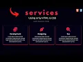 Responsive Service Section Using HTML CSS For Website
