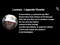 Lorenzo - Légende Vivante (Lyrics Parole)