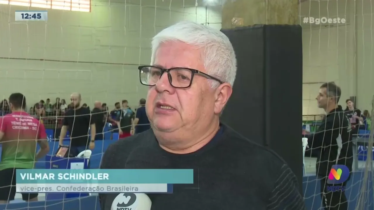 Chapecó realiza 3ª etapa do Circuito Catarinense de Tênis de Mesa