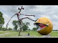 Download Lagu SIREN-HEAD vs PAC-MAN In Real Life #1 | Compilation Video | #spiderman #sirenhead #pacman
