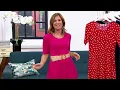 Susan Graver Liquid Knit Fit and Flare Dress with Elbow Sleeves on QVC