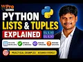 Python Lists Tuples Explained 2D Lists Mutable vs Immutable Interview Questions