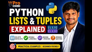 Python Lists Tuples Explained 2D Lists Mutable vs Immutable Interview Questions