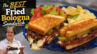 The Best Fried Bologna Sandwich You'll Ever Make! ❤️