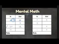 Mental Math In-Out Boxes