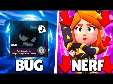 Download MP3 ASH BROKE BRAWL STARS + SECRET BALANCES - Piper Nerf!