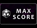 How to SAVE MAX SCORE in Unity with PlayerPrefs example score system