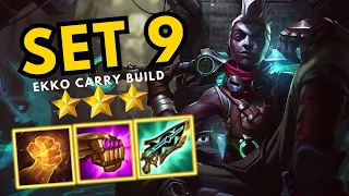3 STAR EKKO With This INSANE BUILD Is BROKEN - TFT SET 9 BEST COMPS