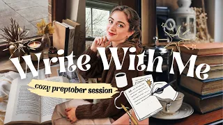 Write With Me Livestream ✨✍🏼 Cozy Preptober Session