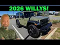 2026 JEEP WRANGLER Willys 2 Door Walk Around!  (I  LOVE IT)