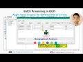 Batch Processing in QGIS Clip Multiple Raster Apply Same Process for Different File at a Time