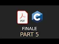 PDF Parser in C Finishing the PDF parser