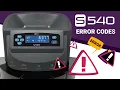 Nadex S540 Coin Sorting Machine Troubleshoot Error Codes