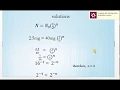 How to calculate Half-life of radioactive substances